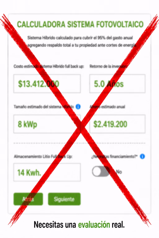 No confíes en cotizaciones automáticas